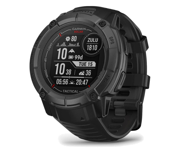 GARMIN Instinct 2X Solar Tactical Edition 50mm Czarny (010-02805-03) - 1154522 - zdjęcie